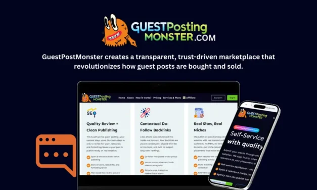 GuestPostingMonster Transparent Marketplace for Guest Posts